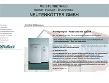Tablet Screenshot of neutenkoetter.de